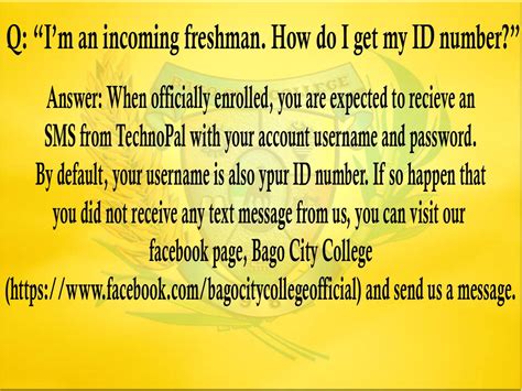 bago city college technopal|FREQUENTLY ASKED QUESTIONS ON .
